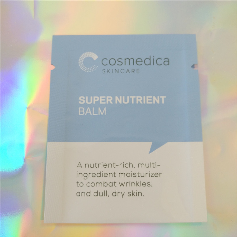 Cosmetici d'imballaggio della bustina del campione di alluminio del sacchetto di plastica del, bustina cosmetica del campione di sigillamento laterale tre