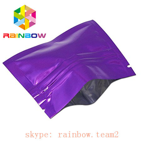 la mini stagnola piana variopinta di mylar sigillata 3 lati insacca il tè della canapa 1g/la bustina d'imballaggio leaft del fiore