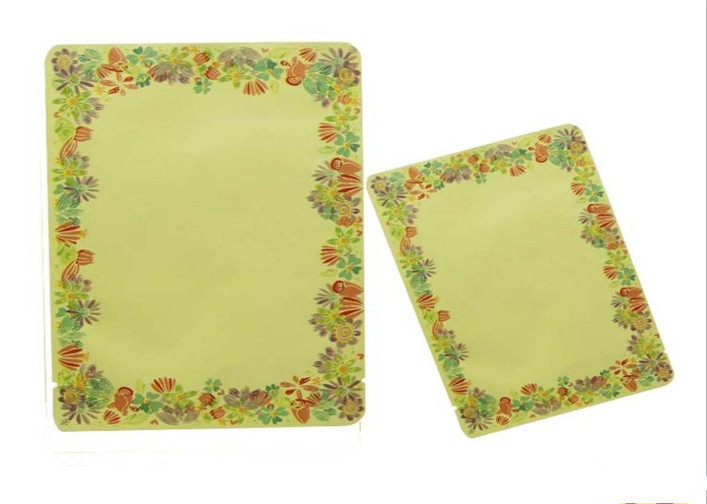 Il lato del cristallo tre dell'oro ha sigillato i sacchetti di plastica per l'occhio/maschera facciale, Eco amichevole