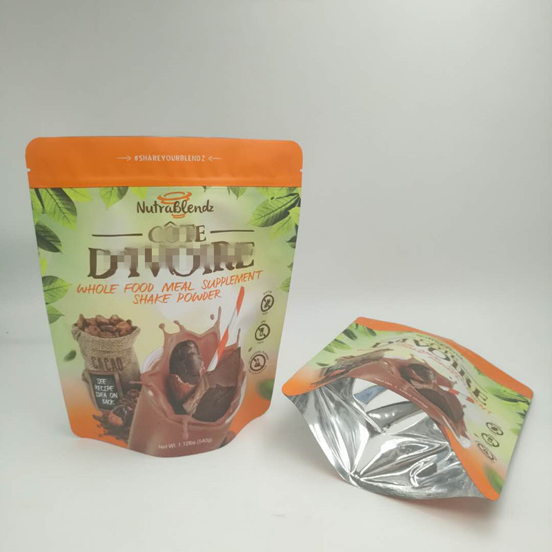 Il commestibile sta sulla stampa di Gravnre del sacchetto della chiusura lampo per la dimensione su misura biscotto