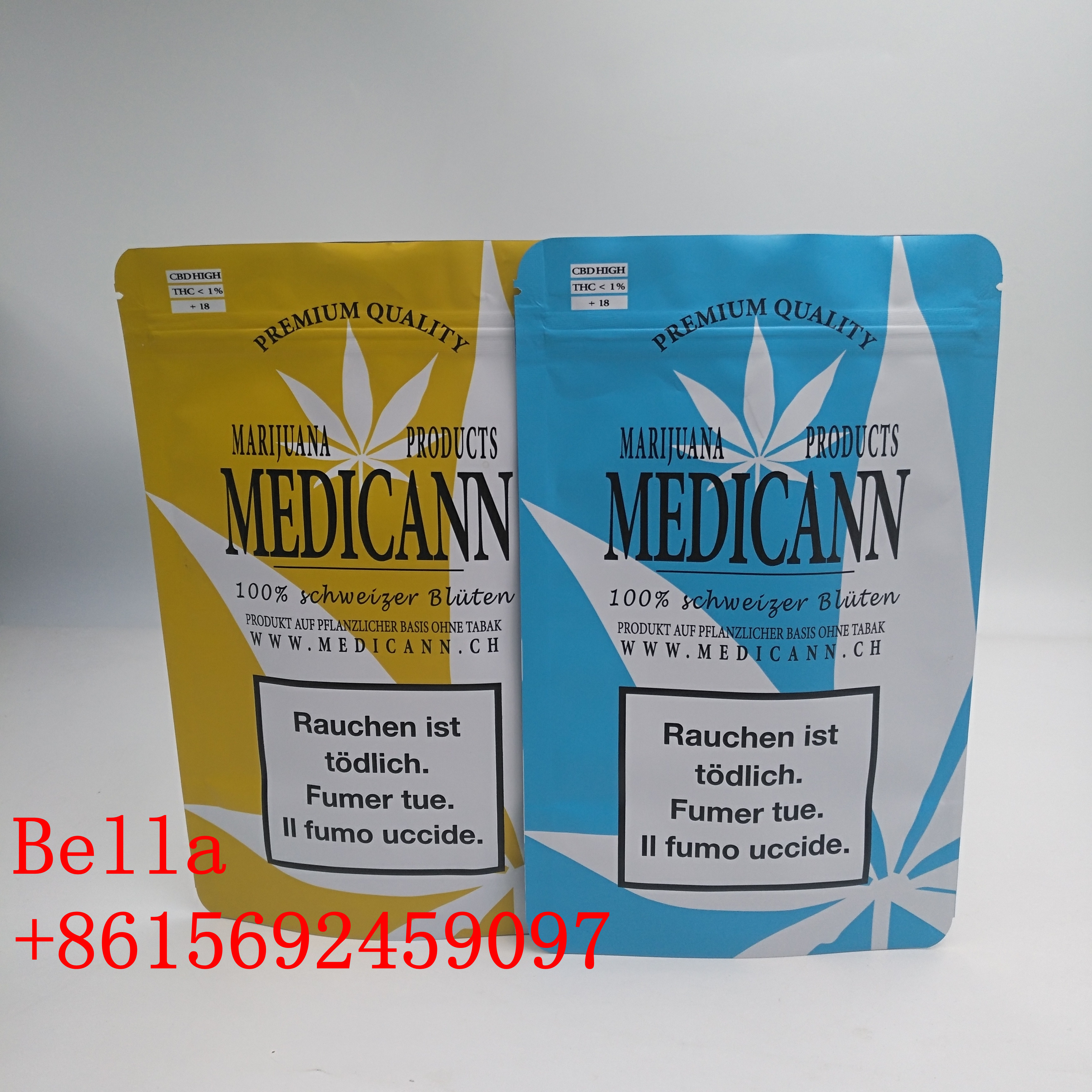 Sacchetti di plastica della saldatura a caldo che imballano tre - strato laminato con stampa di logo