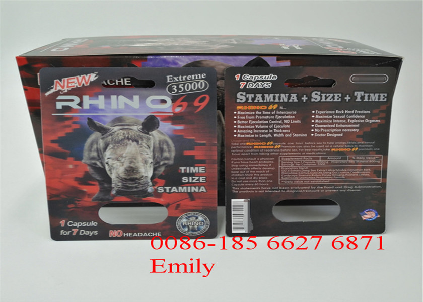 Carta materiale di carta della bolla che imballa per tutte le capsule di potere del pene della natura FX9000