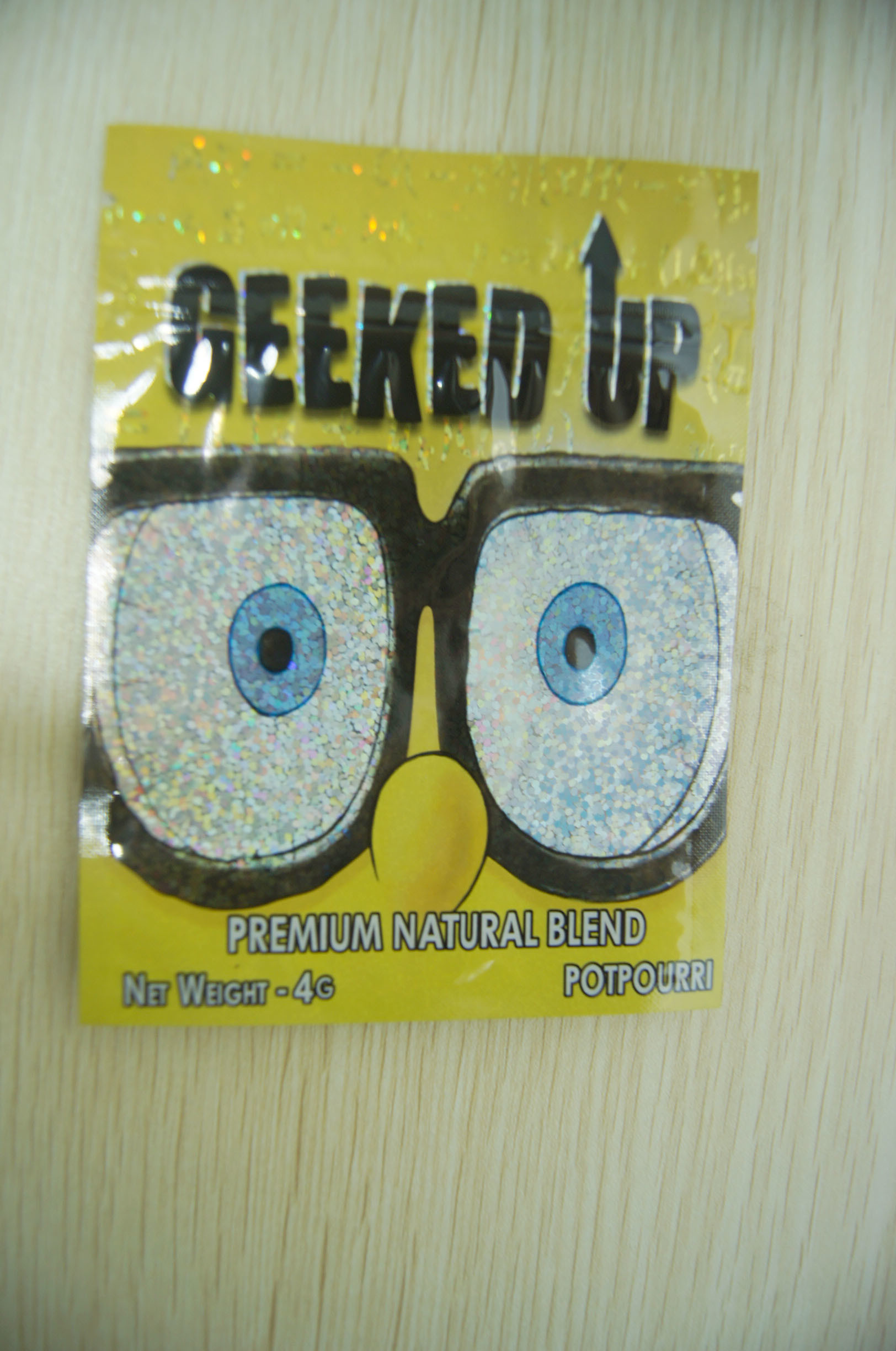 Incenso di erbe che imballa, sacchetto laterale 4g della foglia ambrata della guarnizione di sicurezza tre