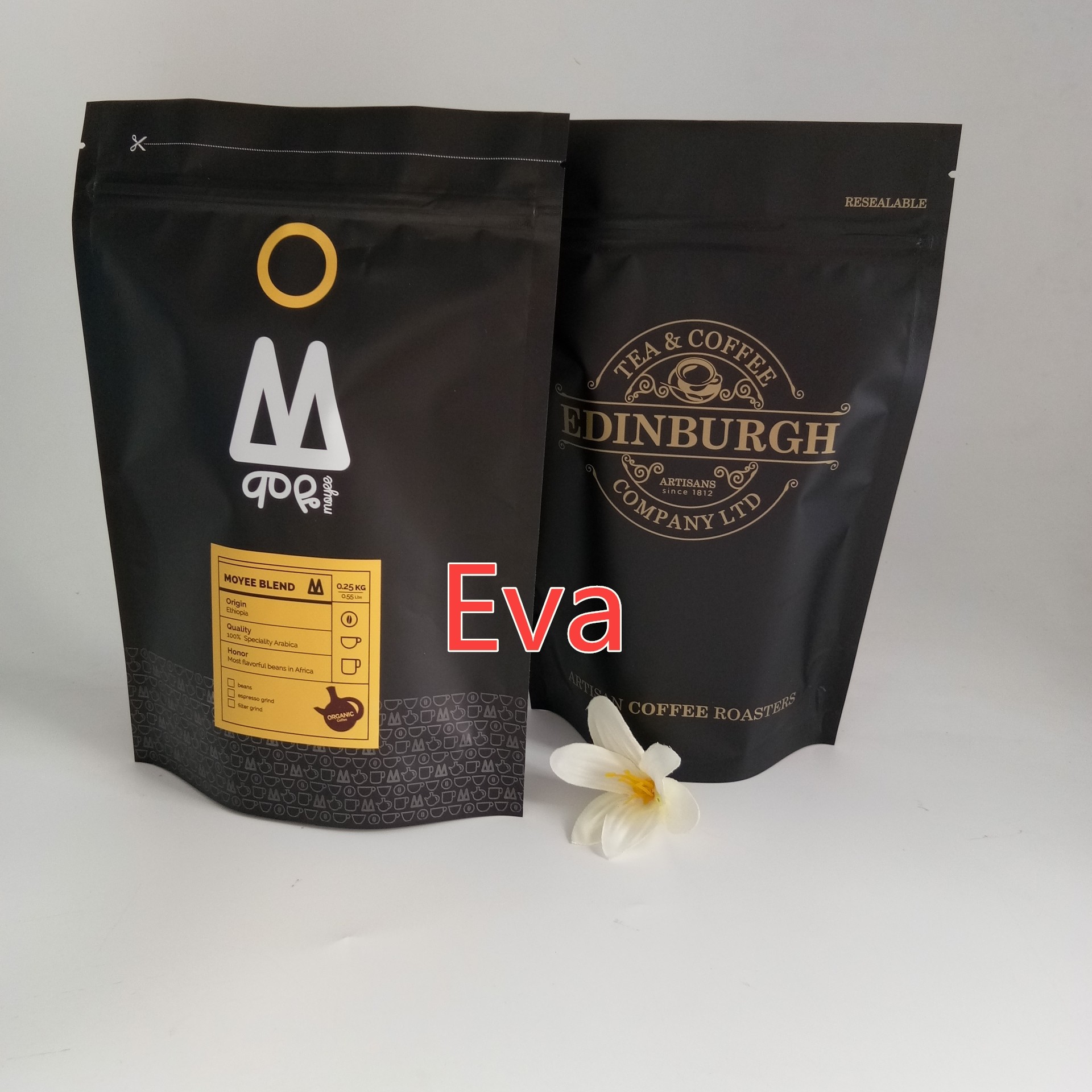 Le bustine di tè approvate dalla FDA imballare, chiaro stanno sulle borse con il rubinetto del becco