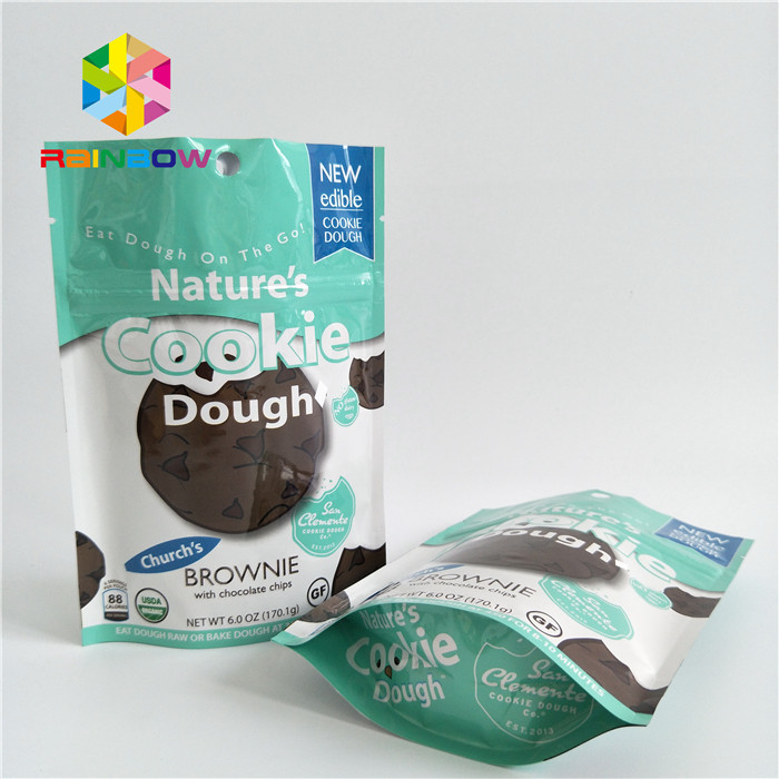 Sacchetti di imballaggio per snack di piccole dimensioni con cerniera a maniglia personalizzata