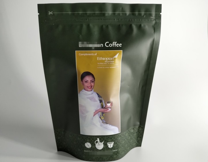 Sacchetti di plastica su ordinazione laminati che imballano sigillamento superiore della chiusura lampo con la valvola