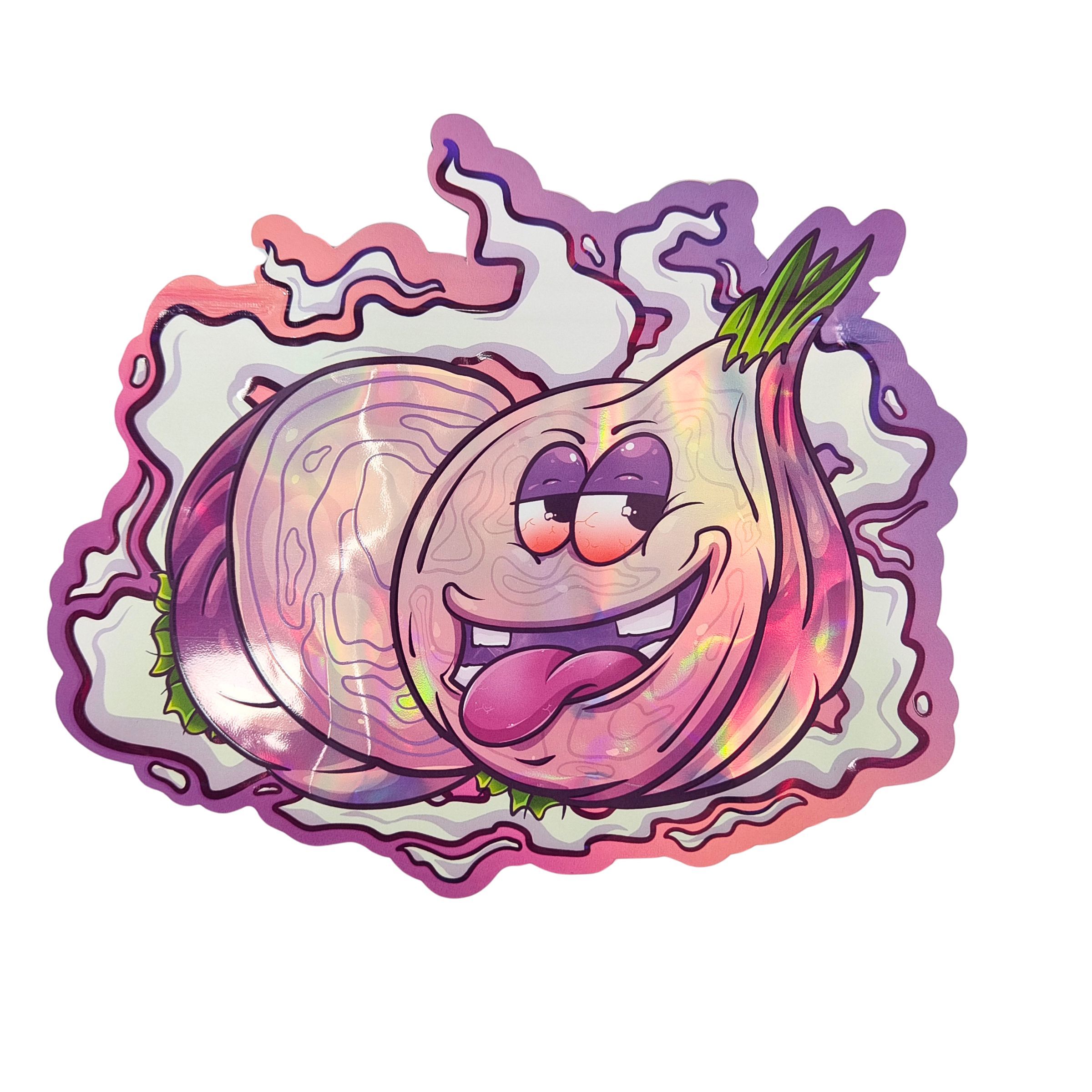 Sacchetti in Mylar Olografici Soft Touch con Zip per Caramelle Erbe Fiori Secchi Gommose Biscotti Zucchero Confezionamento a Prova di Bambino