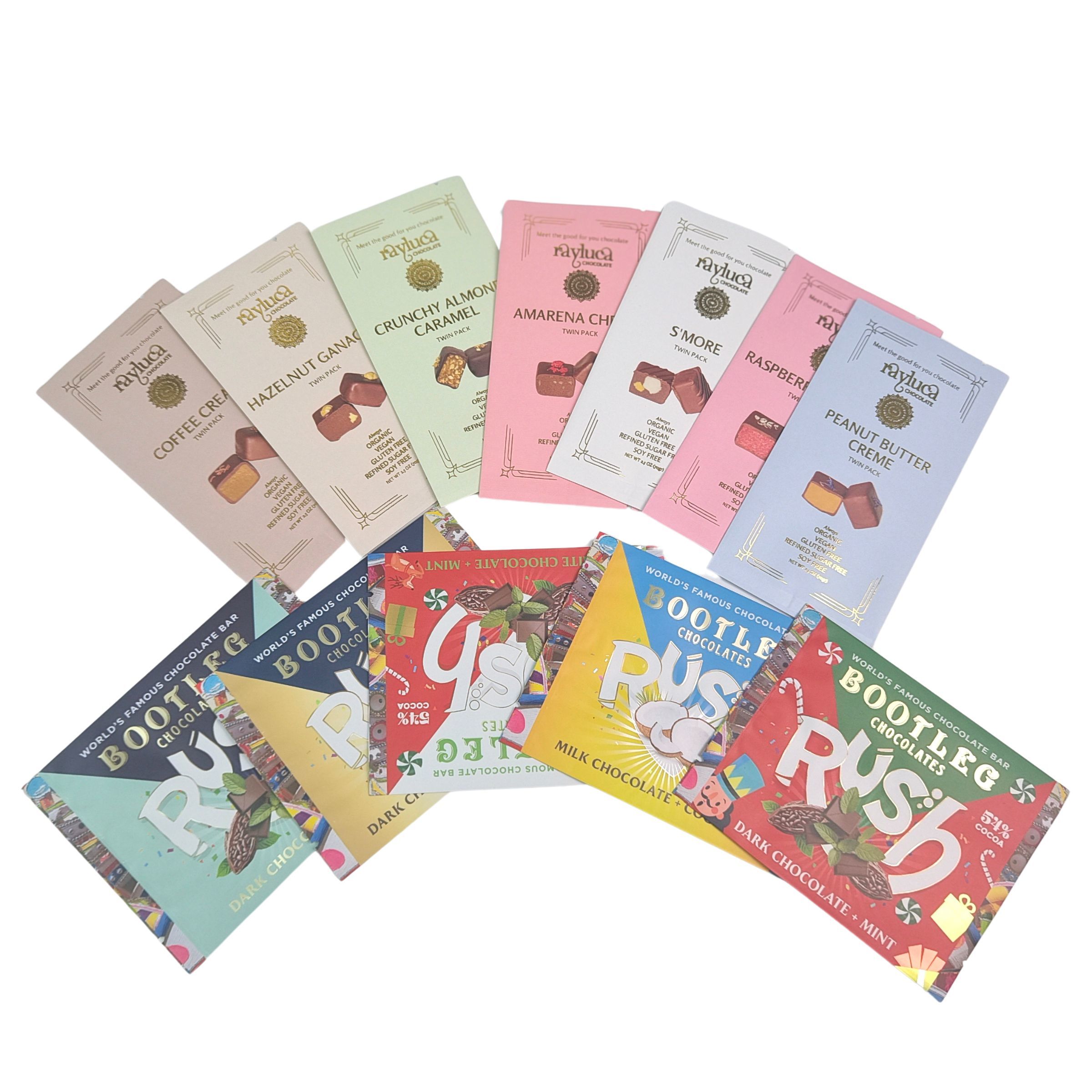 Sacchetto di foglio di alluminio commestibile Sigillo posteriore Piccolo sacchetto di plastica Mylar Avena Cioccolato Energy Bar Cookie Snack Sacchetto di imballaggio per caramelle