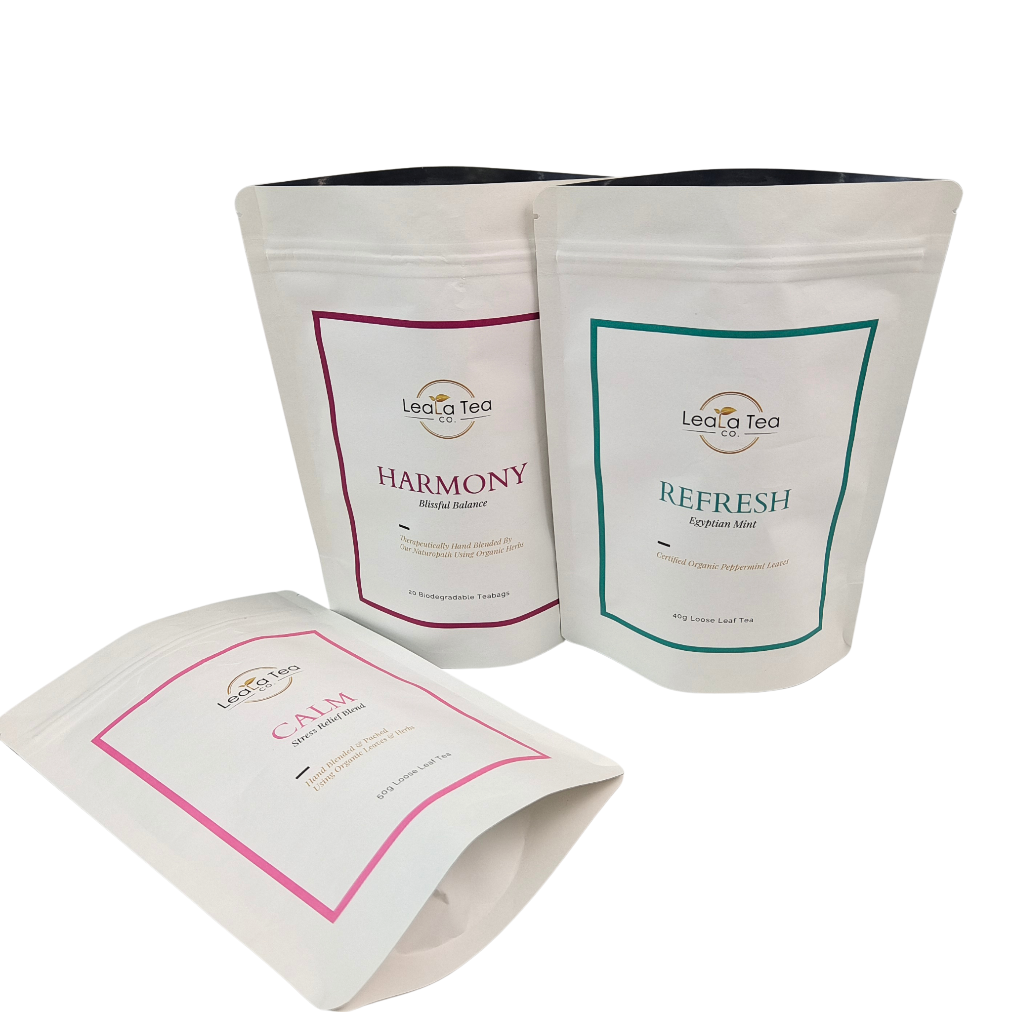 Borsa a zip per sacchi di sale da bagno stampata su misura