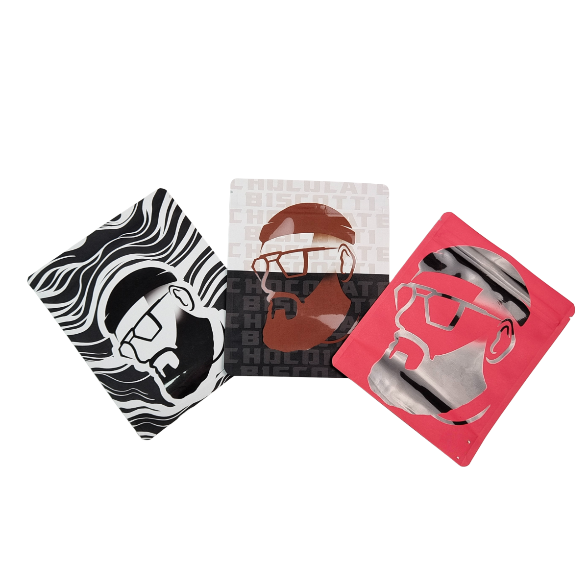 Sacchetti alimentari Mylar a prova di odore ripetibili da 3,5-28 g stampati su misura