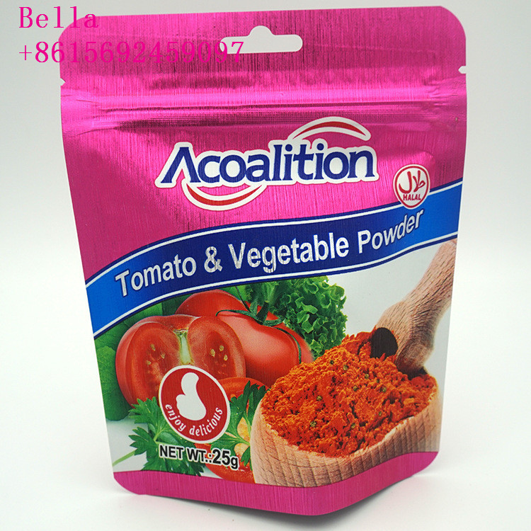 I sacchetti di plastica del di alluminio che imballano, stanno sulle borse del sacchetto per l'industriale dell'alimento