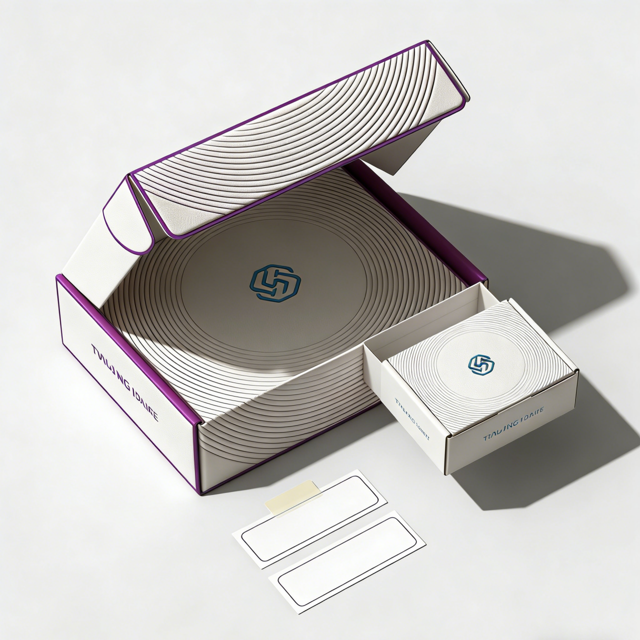 Cartelle di posta regalo biodegradabili personalizzate con laminazione Matt e logo personalizzato