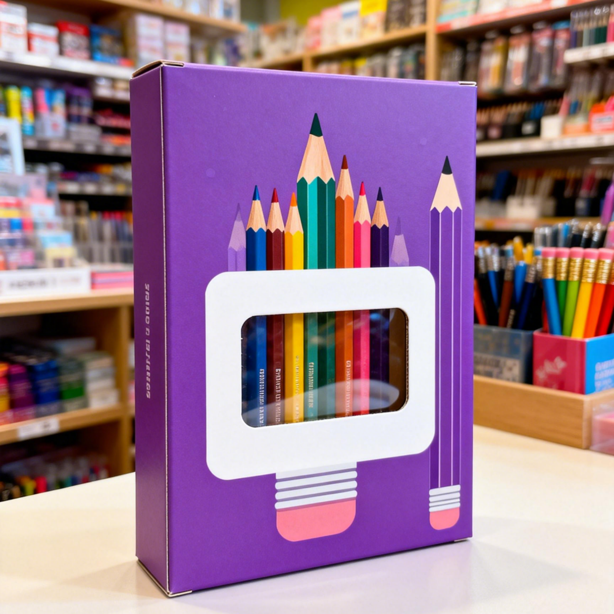 Scatola di carta di dimensioni personalizzate con schermo trasparente e spessore di 350 g per imballaggi alimentari