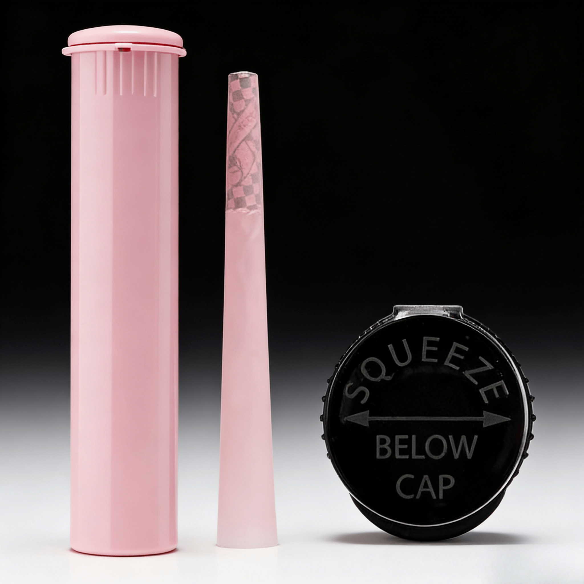 Customized Child Resistant Plastic Tube with Airtight Sealing and Customizable Printing for Cigar Pop Top Tubes