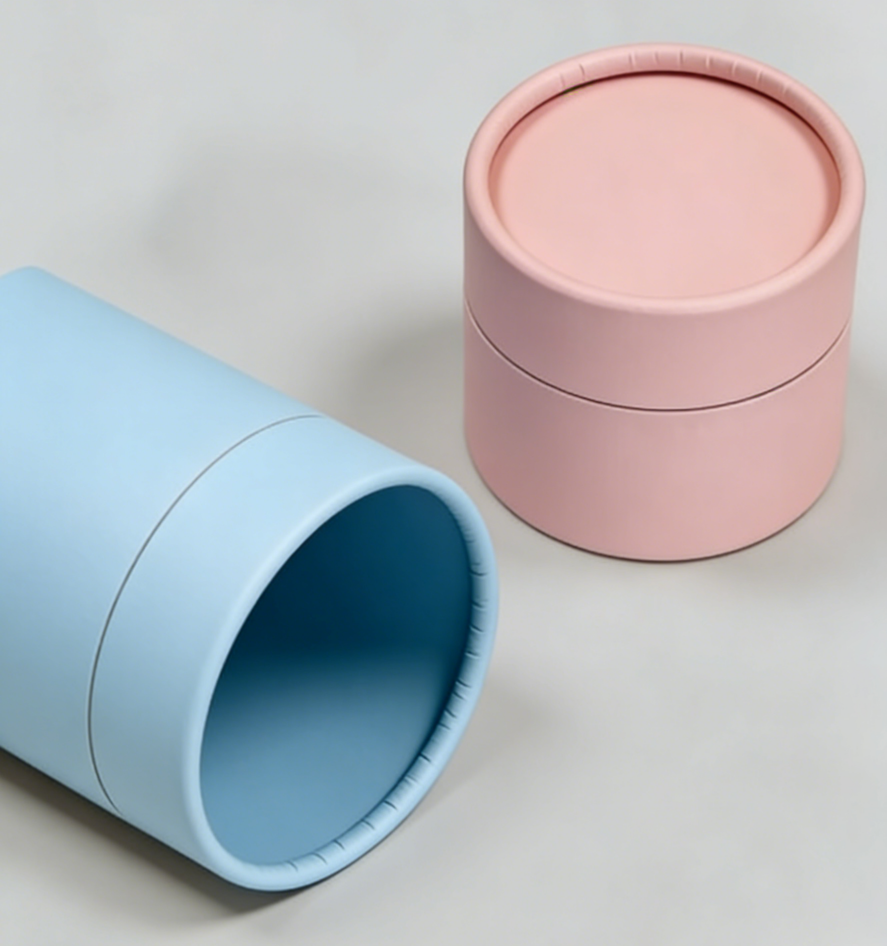 Imballaggi in cilindro biodegradabili e personalizzabili, ecologici, tubi e scatole di carta per imballaggi cosmetici e profumi sicuri per uso alimentare