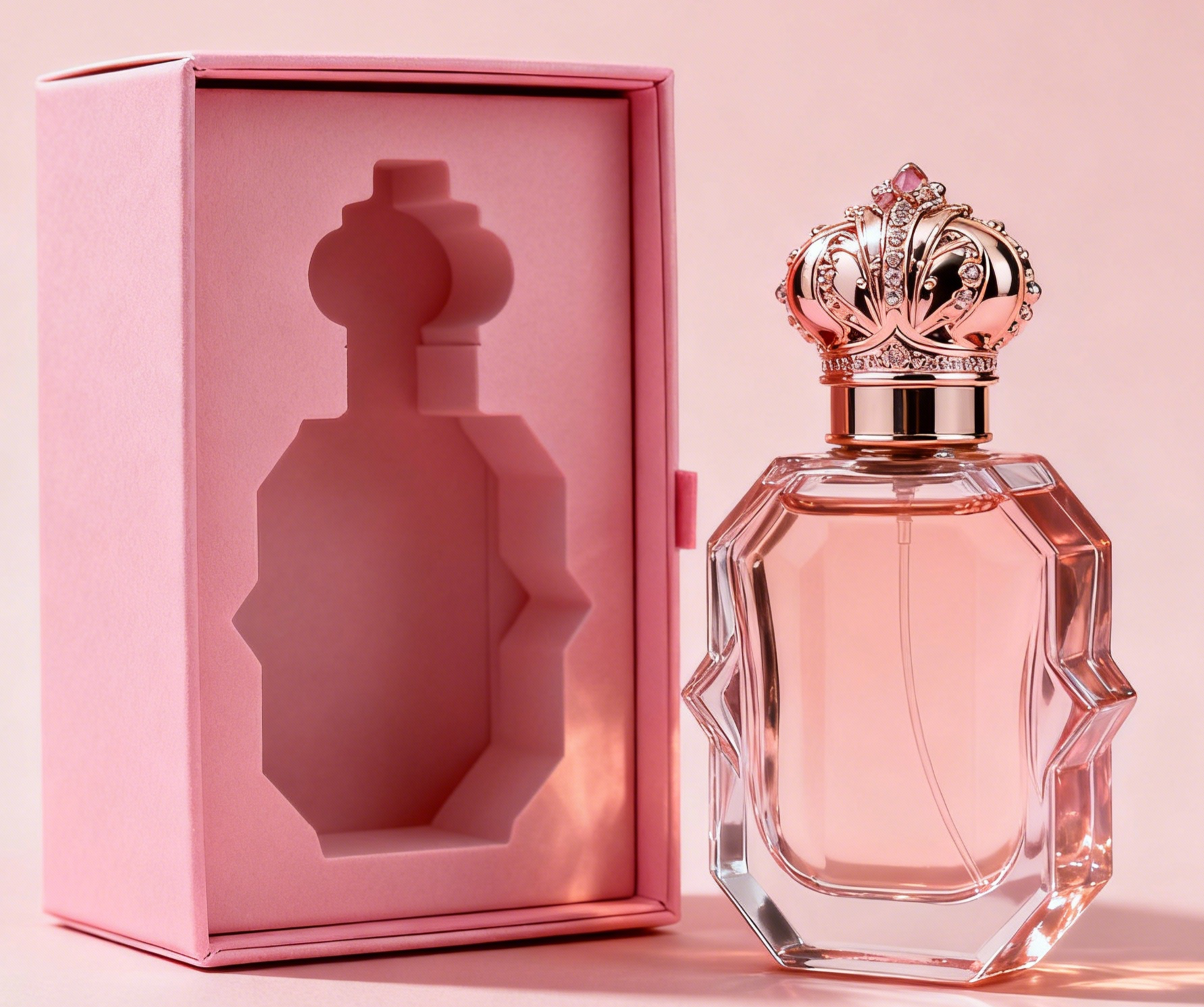 Scatole di cartone bianco di lusso personalizzate per bottiglie di profumo 50ml 100ml Scatola Top Capo profumo set con scatola regalo premium