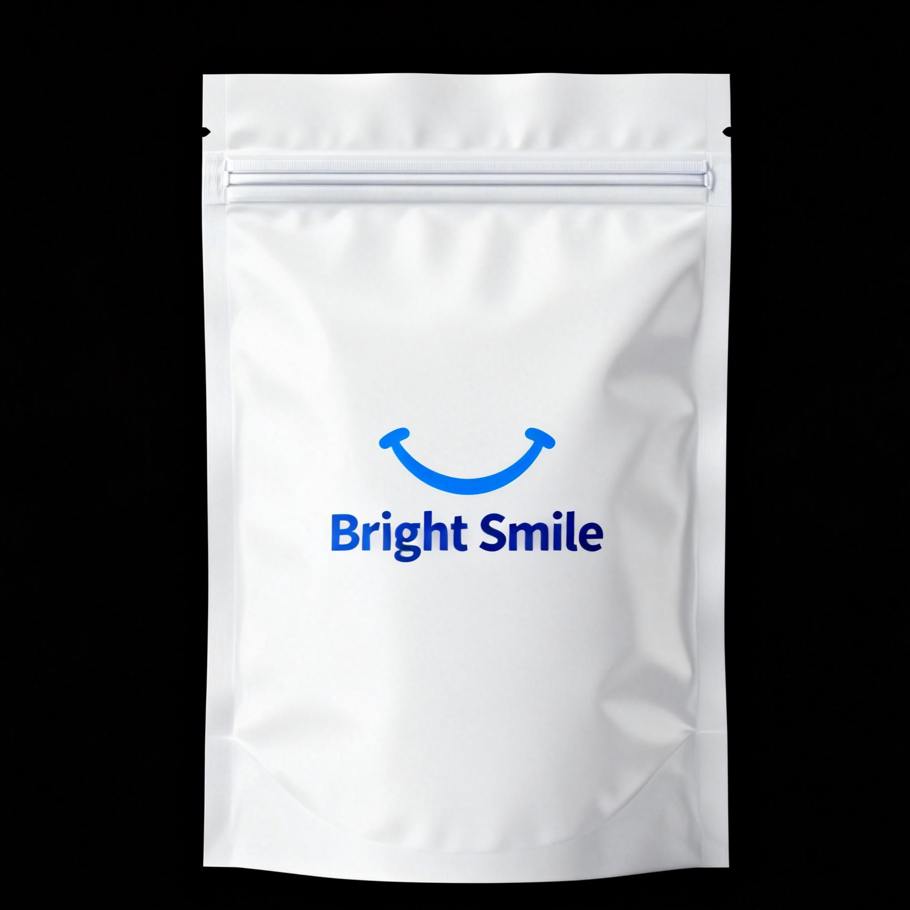 Sacchetto di imballaggio per l'allineatore ortodontico personalizzato con cerniera chiudibile e materiale alimentare in dimensioni personalizzabili