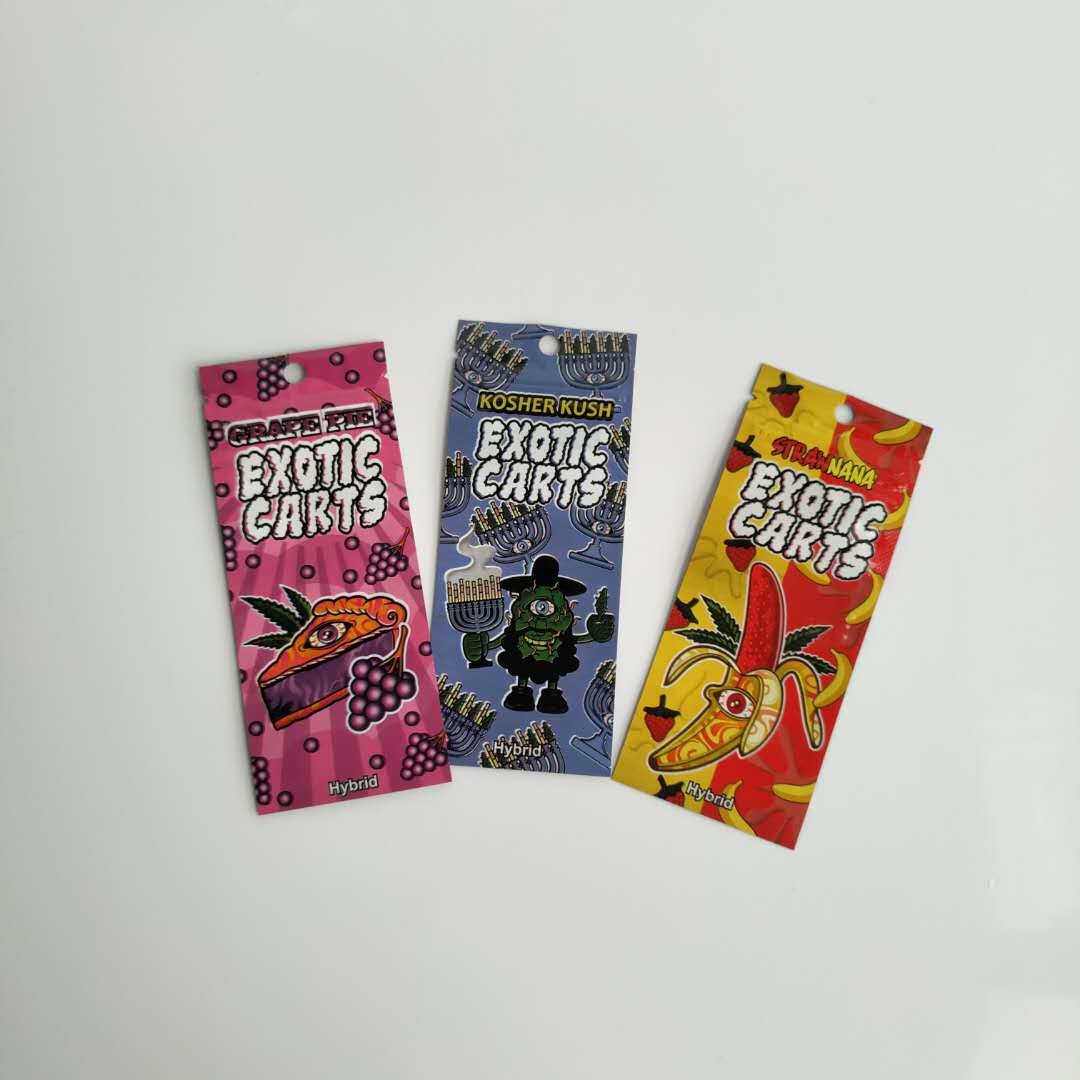 Serratura su ordinazione dello zip di logo delle borse di imballaggio per alimenti della cartuccia di Vape con la chiara finestra