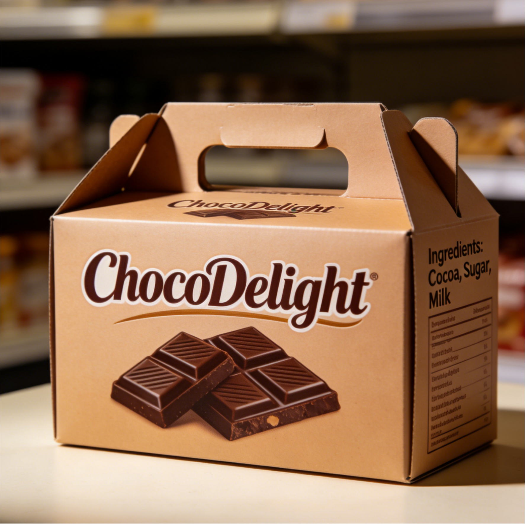 Scatola regalo di nozze stampata in foglio d'oro con finestra trasparente per dolci e cioccolatini