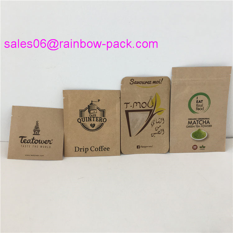 Odori l'imballaggio crema della bustina/capelli della polvere del caffè dei sacchi di carta su misura Mylar della prova
