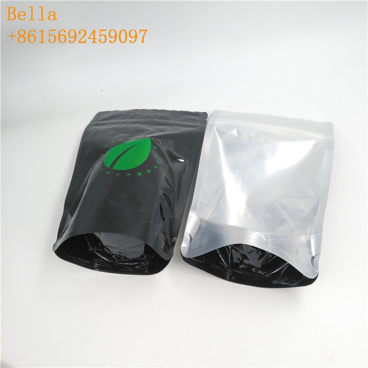 Bustine di tè di plastica olografiche che imballano la borsa dell'alimento di Eco del caffè con un chiaro laterale