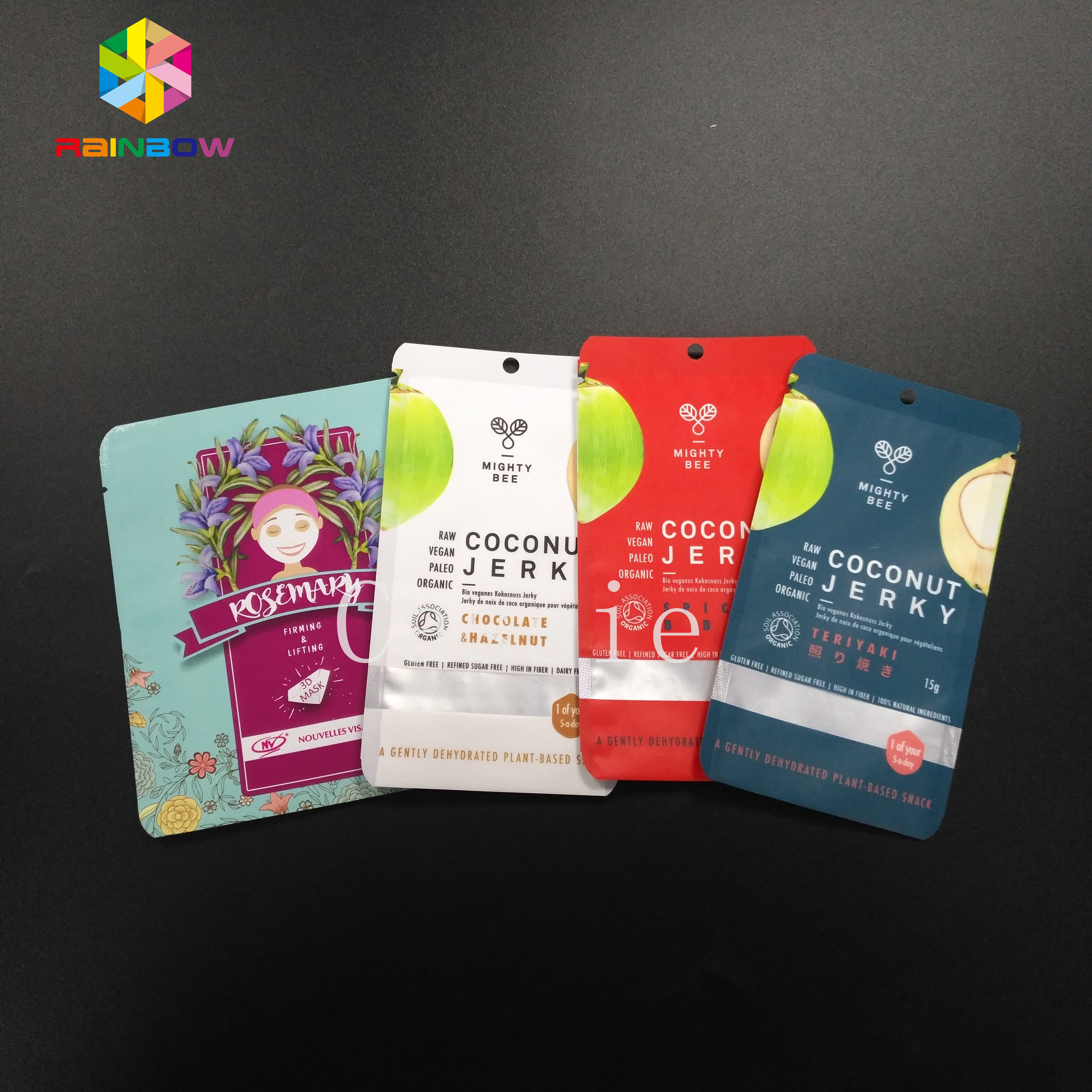 La guarnizione della presa del sacchetto di Mylar insacca l'omaggio cosmetico del campione della polvere del tè di stoccaggio del commestibile