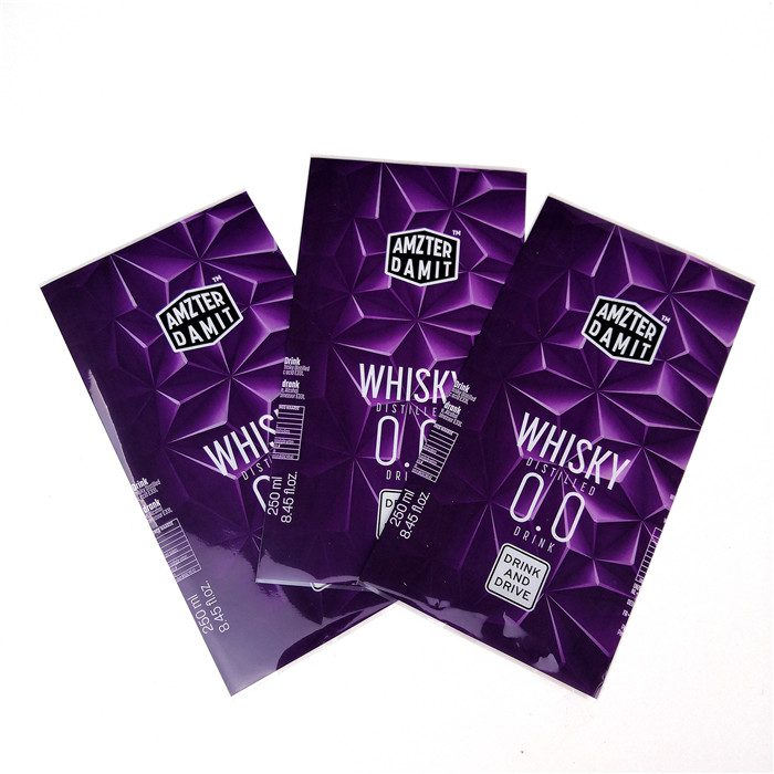 La manica resistente UV degli strizzacervelli identifica variopinto impermeabile per l'etichetta di plastica della bottiglia di acqua