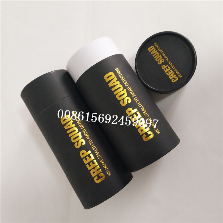 Contenitore di carta di cartone biodegradabile che imballa logo su misura con la timbratura di oro