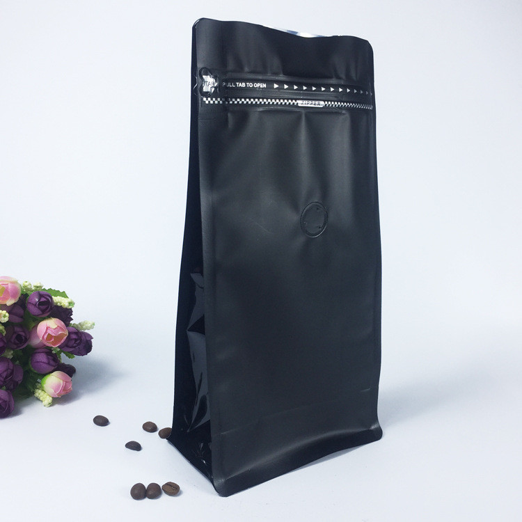 Sacchetti di plastica risigillabili di Matt che imballano il fondo piatto allineato della serratura dello zip con la valvola