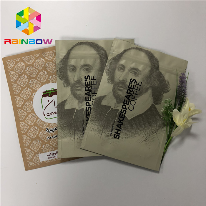 Chiusura lampo risigillabile di Doypack che sta sulle borse d'imballaggio del caffè dei sacchetti 50-200 micron