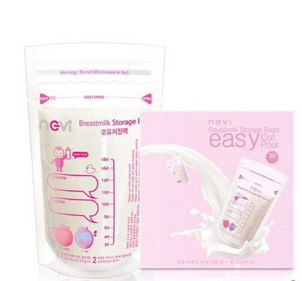 Doppio stia sul sacchetto della chiusura lampo, stoccaggio d'imballaggio del latte materno delle borse della saldatura a caldo