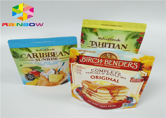 L'imballaggio della borsa di polvere del proteina del siero/polvere pura del proteina del siero del di alluminio che imballa Pags/sta sulle borse a chiusura lampo