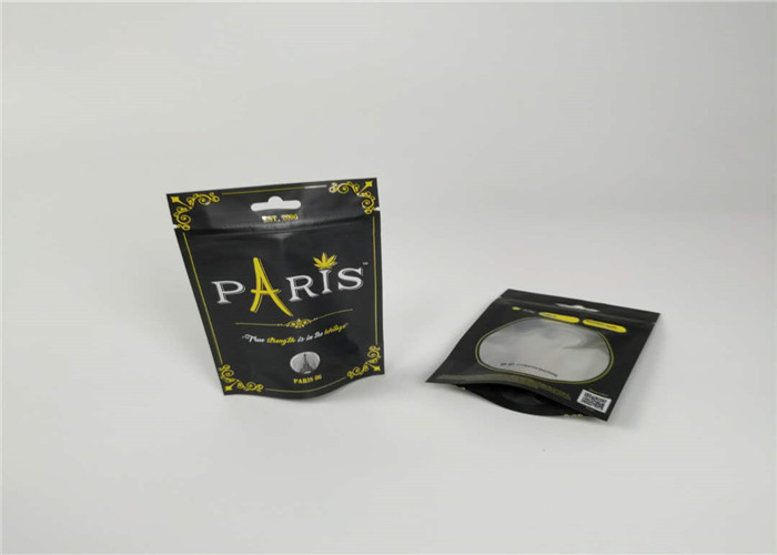 L'erbaccia di Runtz Gashouse sta sul sacchetto della chiusura lampo, borse di imballaggio per alimenti di Parigi OG dell'olio di Matt