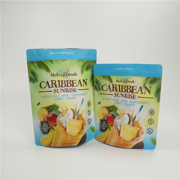 di alluminio stampato abitudine d'imballaggio della chiusura lampo della borsa dello spuntino della frutta secca impermeabile