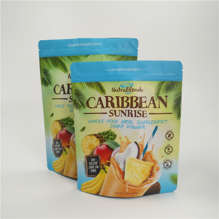 La rotocalcografia sta sulle borse a chiusura lampo, sacchetto del foglio di alluminio di latte in polvere con la chiusura lampo