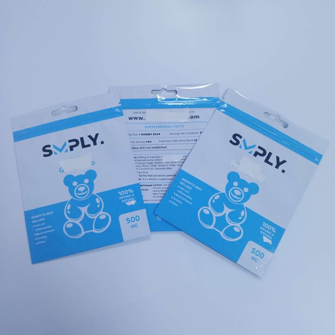 Incenso di erbe resistente del bambino che imballa stampa di Gravnre della stagnola delle borse di Cbd per la capsula