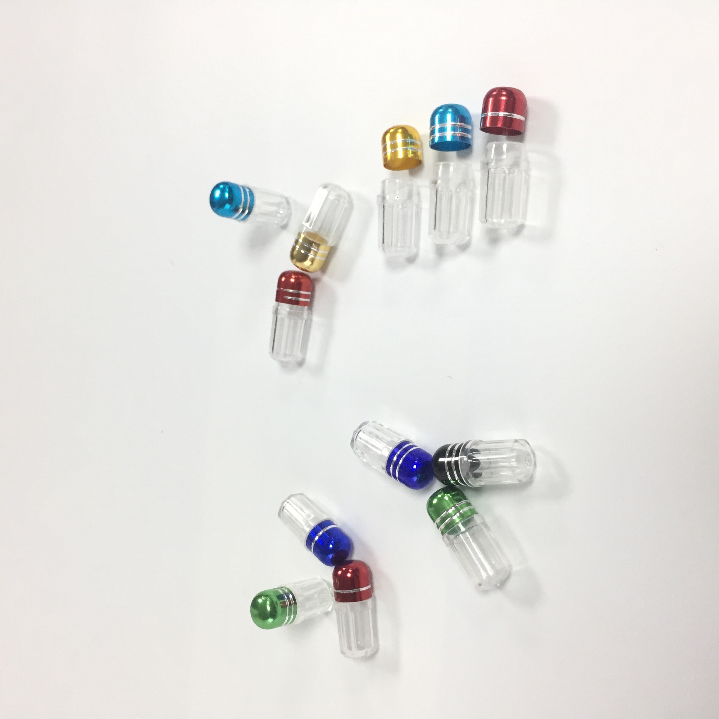 Contenitore di plastica pp delle bottiglie di pillola della capsula di supplemento materiale con il cappuccio del metallo