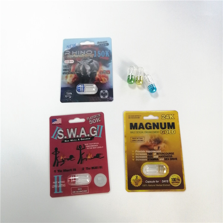 Carta d'imballaggio di prestazione di potenziamento del blister sessuale della pillola con la scatola di presentazione