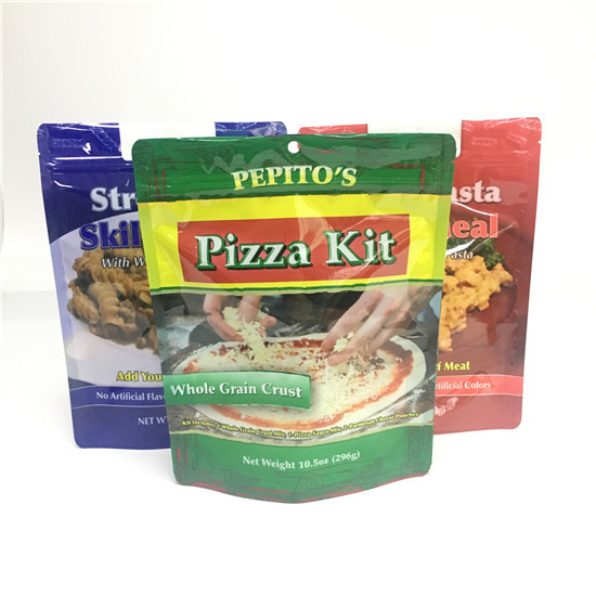 l'imballaggio della borsa dello spuntino di 250g 500g 1kg sta sulla borsa superiore della chiusura lampo per lo spuntino matto