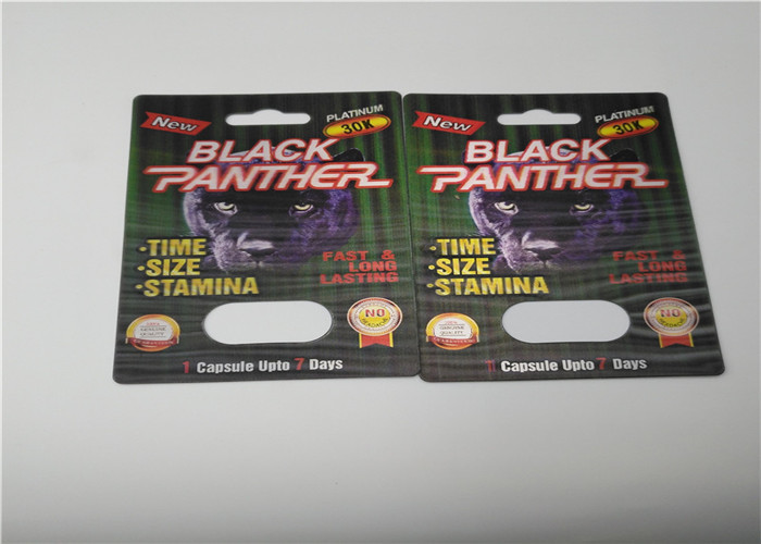 Carta su ordinazione della bolla dello scorrevole che imballa la scatola di presentazione d'imballaggio della capsula della polvere di rinoceronte dell'oro 69K di VIP