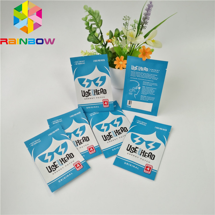 logo su ordinazione di plastica d'imballaggio di Mylar laminato prova dell'odore del sacchetto del di alluminio di pollice 4x6