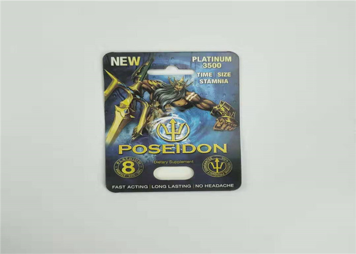 Scatola di presentazione d'imballaggio della carta di carta di rinoceronte 7 della carta amichevole della bolla di Eco per la capsula maschio del rinforzatore