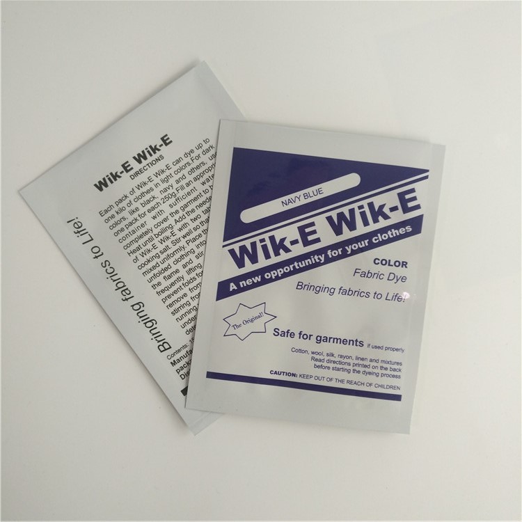 L'abitudine ha stampato sta sui sacchetti della stagnola che pescano la bustina d'imballaggio della tintura del tessuto dei vestiti della borsa di richiamo