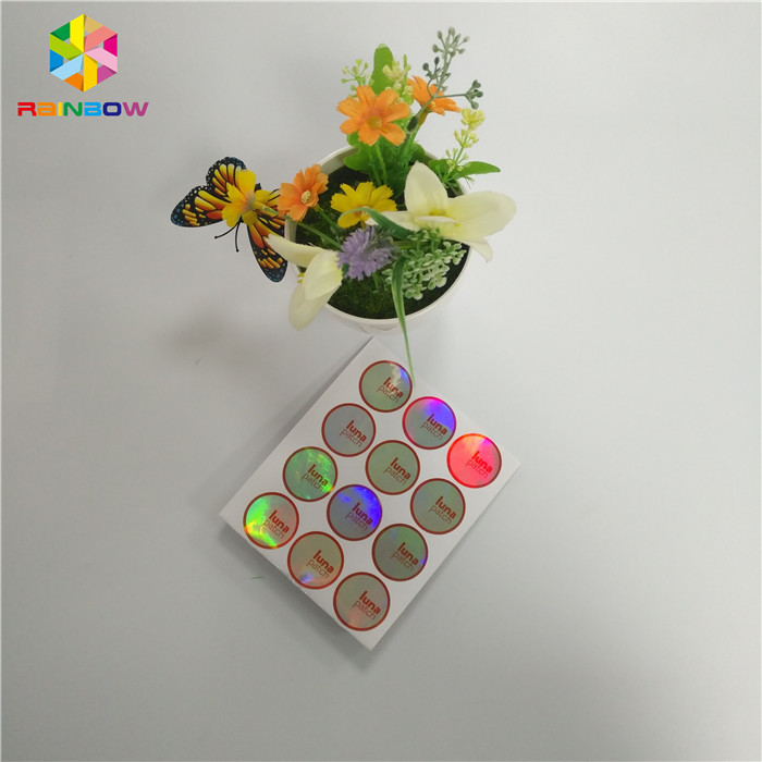 L'involucro su ordinazione degli strizzacervelli di stampa collega l'etichetta con un manicotto adesiva dell'autoadesivo dell'ologramma impermeabile