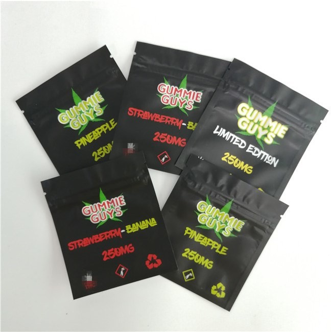 Alimento risigillabile tre a prova d'umidità della borsa della serratura dello zip del di alluminio - lato sigillato