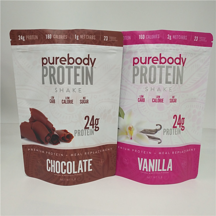 Borsa dello spuntino di colore di CMYK che imballa il sacchetto di plastica della polvere del latte al cioccolato del caffè