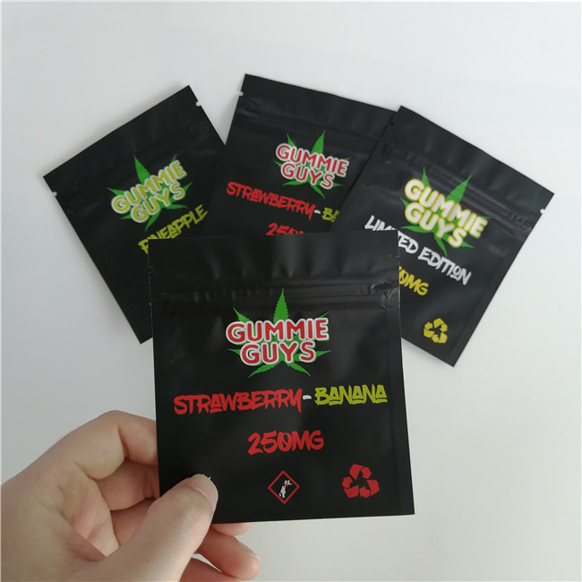 Sacchetti di plastica della serratura dello zip del di alluminio che imballano lato risigillabile tre sigillato