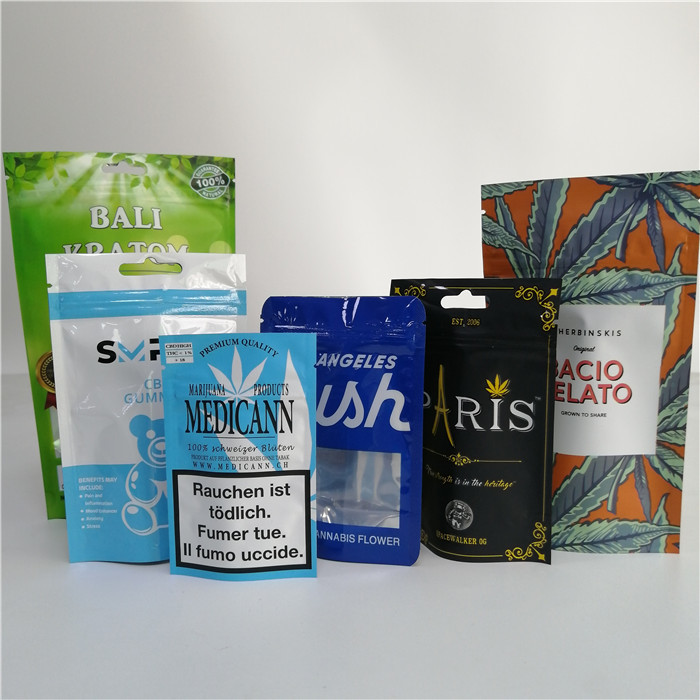 Bustine di tè a chiusura lampo di plastica che imballano biodegradabile risigillabile delle borse per alimento/frutta secca