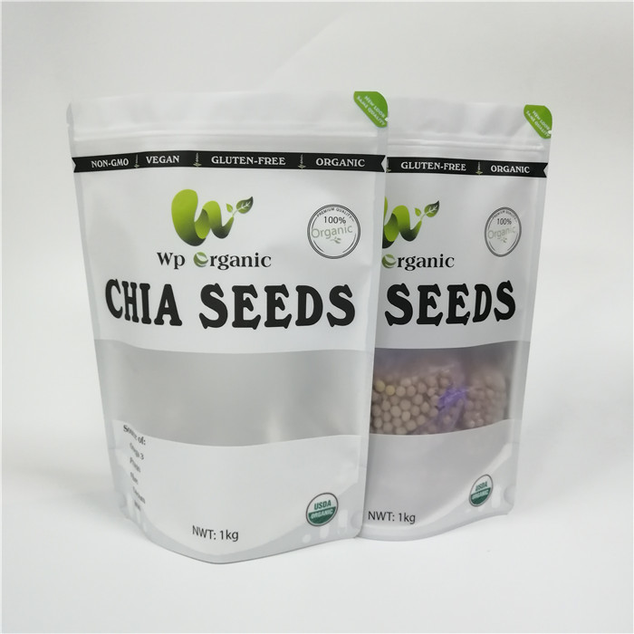 Sacchetti d'imballaggio del soffio della pasta del biscotto della borsa dello spuntino della prova dell'odore con Windows nebbioso anteriore