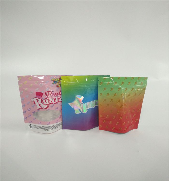 Incenso di erbe di plastica della serratura riciclabile dello zip che imballa logo stampato abitudine del sacchetto della chiusura lampo di Doypack